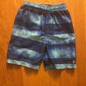 Under Armour Blue Athletic Shorts Quick-Dry Lightweight